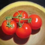 Fresh tomato oil painting by Qi Han