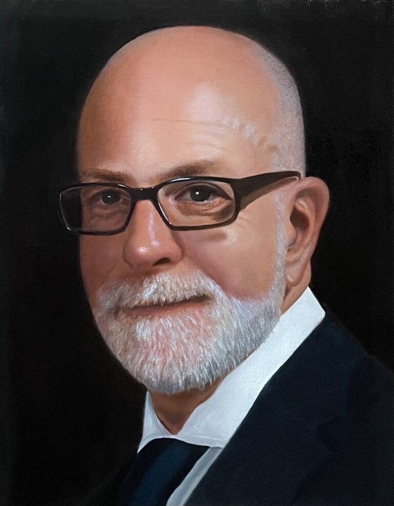 Gary oil portrait by Qi Han