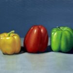 Bell pepper oil painting by Qi Han