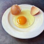 Qi Han egg oil painting Ephemeral Brilliance