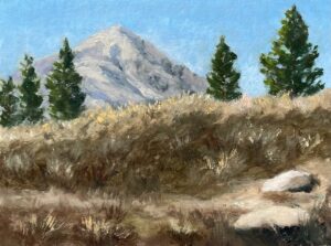 qi han twin lake plein air oil painting