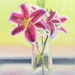 qi han starlily oil painting new 2025