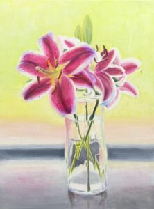 qi han starlily oil painting new 2025
