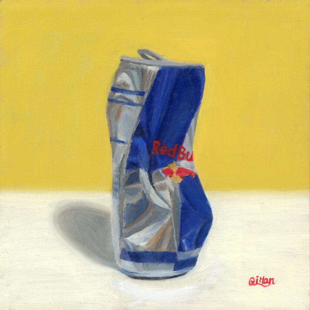 qi han oil painting red bull 2026